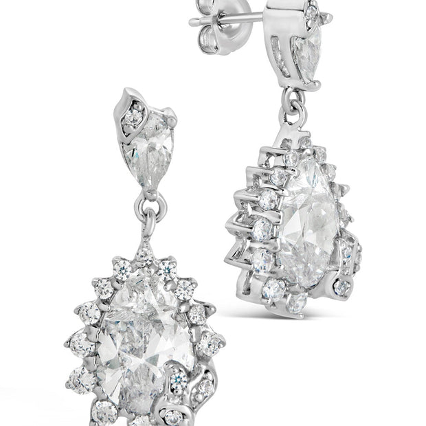 Sienna CZ Statement Stud Earrings