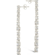 Natasha CZ Drop Stud Earrings