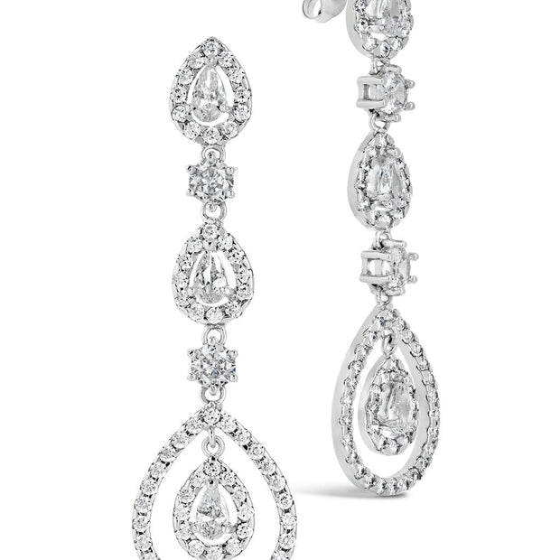 Meryl CZ Drop Earrings