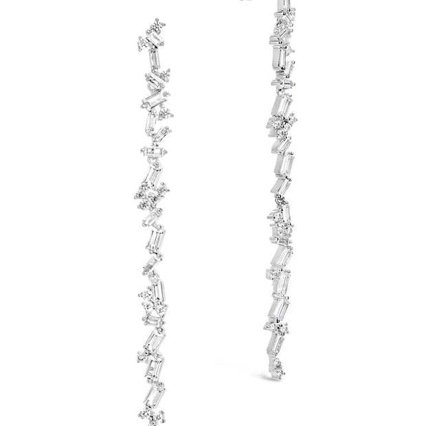 Connie CZ Drop Stud Earrings