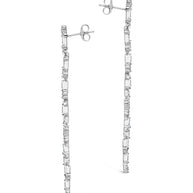 Connie CZ Drop Stud Earrings