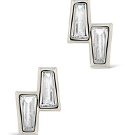 Colsie Tapered CZ Stud Earrings