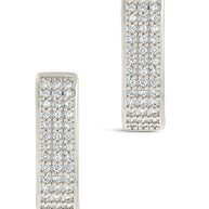 Renee CZ Huggie Hoop Earrings