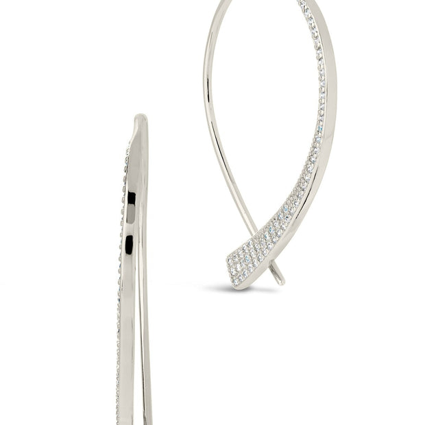 Carlotta CZ Threader Earrings