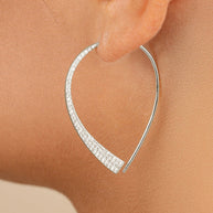 Carlotta CZ Threader Earrings