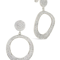 Juniper CZ Statement Drop Earrings
