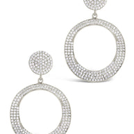 Juniper CZ Statement Drop Earrings