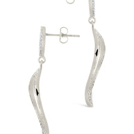 Juniper CZ Statement Drop Earrings