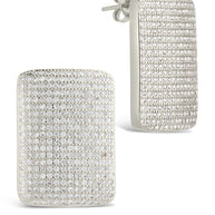 Beignet CZ Stud Earrings
