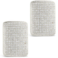 Beignet CZ Stud Earrings