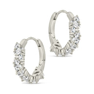 Georgia CZ Micro Hoop Earrings