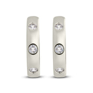 Molly CZ Studded Micro Hoops