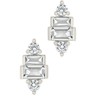 Teared CZ Liora Studs