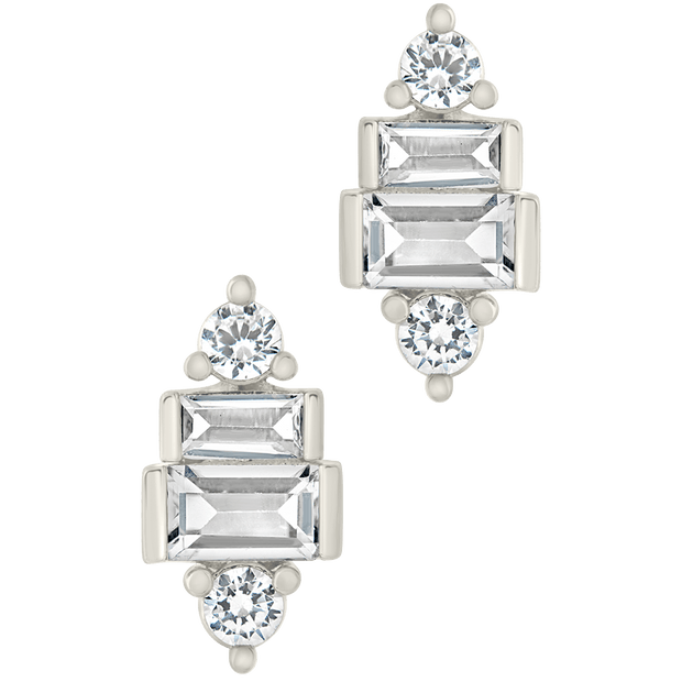 Teared CZ Liora Studs