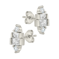 Teared CZ Liora Studs