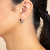 Zadie CZ Everyday Hoop Earrings