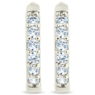 Zadie CZ Everyday Hoop Earrings