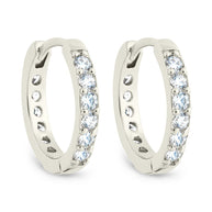 Zadie CZ Everyday Hoop Earrings