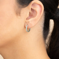 Zadie CZ Everyday Hoop Earrings