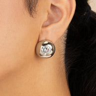 Zora CZ Dome Studs