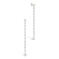 Layken CZ Stationed Stud Earrings