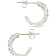 Yasmina CZ Hoop Earrings