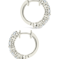 Carina Pear Cut CZ Hoops