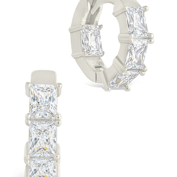 Cosima Baguette CZ Hoops