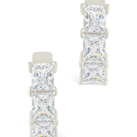 Cosima Baguette CZ Hoops