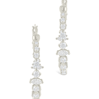 Aaliyah CZ Hoop Earrings