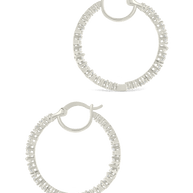 Aaliyah CZ Hoop Earrings