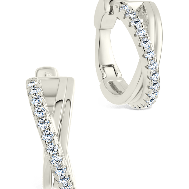 Juliana CZ Hoop Earrings