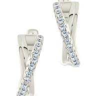 Juliana CZ Hoop Earrings