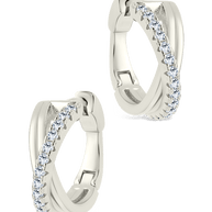 Juliana CZ Hoop Earrings