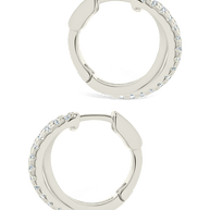 Juliana CZ Hoop Earrings