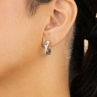 Juliana CZ Hoop Earrings