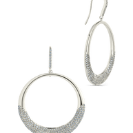 Muriel CZ O Drop Earrings
