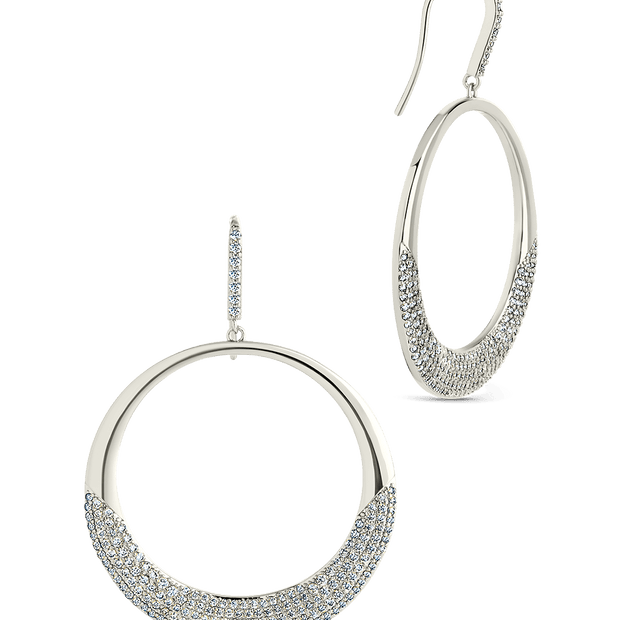 Muriel CZ O Drop Earrings