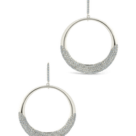 Muriel CZ O Drop Earrings