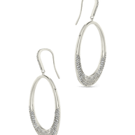 Muriel CZ O Drop Earrings