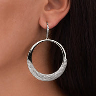 Muriel CZ O Drop Earrings