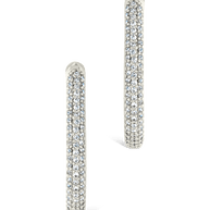 Melba Pave CZ Hoops