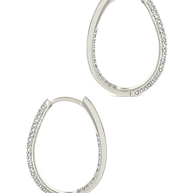 Melba Pave CZ Hoops