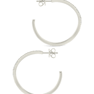 Cherise Pave CZ Hoop Earring