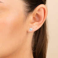 Sterling Silver Everyday Essential CZ Studs