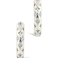 Sterling Silver Blakelyn Micro Hoops