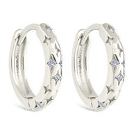 Sterling Silver Blakelyn Micro Hoops