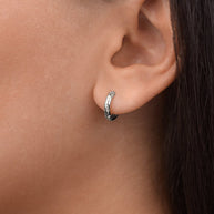 Sterling Silver Blakelyn Micro Hoops