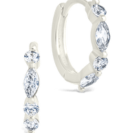 Sterling Silver Kensington Micro Hoops
