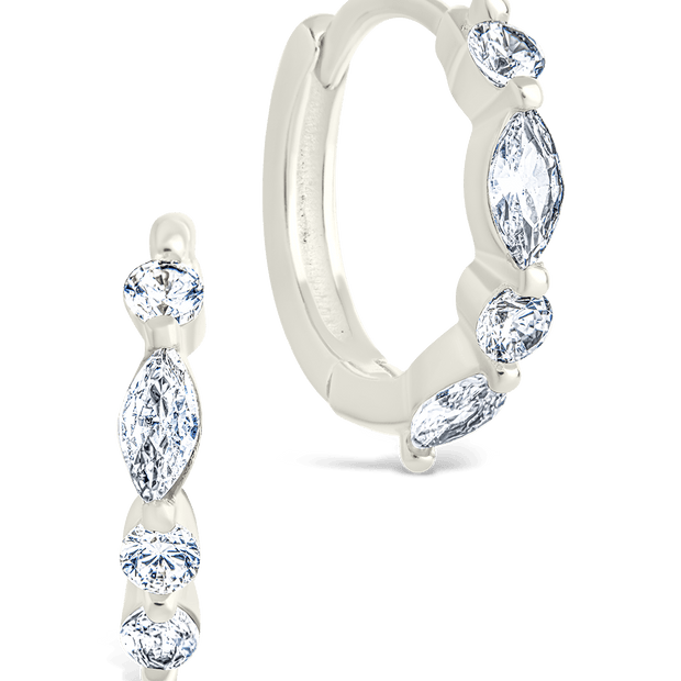 Sterling Silver Kensington Micro Hoops